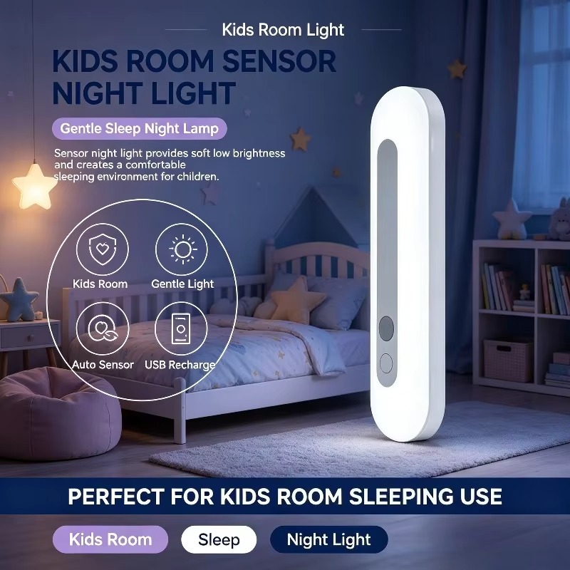 스마트 센서 야간 조명, 배터리 작동, 벽걸이형, 따뜻 - Baby Nursery Wall Lights 리뷰 및 가격
